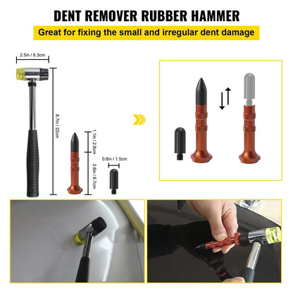 Rods Dent Puller Stainless Steel Paintless Repair Kits Hail Removal 20PCS