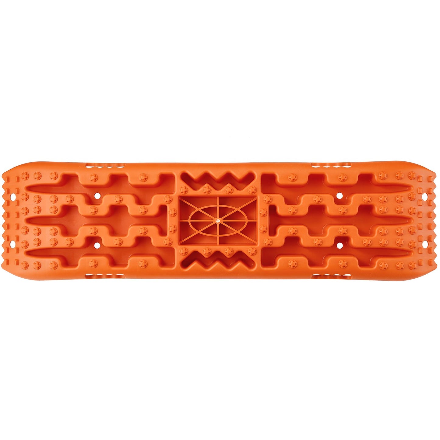 VEVOR 10 TON Traction Boards with PP Material, Recovery Boards for Off-road Vehicles/Cars/Pickups/SUVs/RVs, Pair Tire Traction Mats on Snow, Sand, Mud and Loose Terrain, Storage Bag, Long, Orange