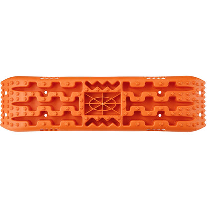 VEVOR 10 TON Traction Boards with PP Material, Recovery Boards for Off-road Vehicles/Cars/Pickups/SUVs/RVs, Pair Tire Traction Mats on Snow, Sand, Mud and Loose Terrain, Storage Bag, Long, Orange