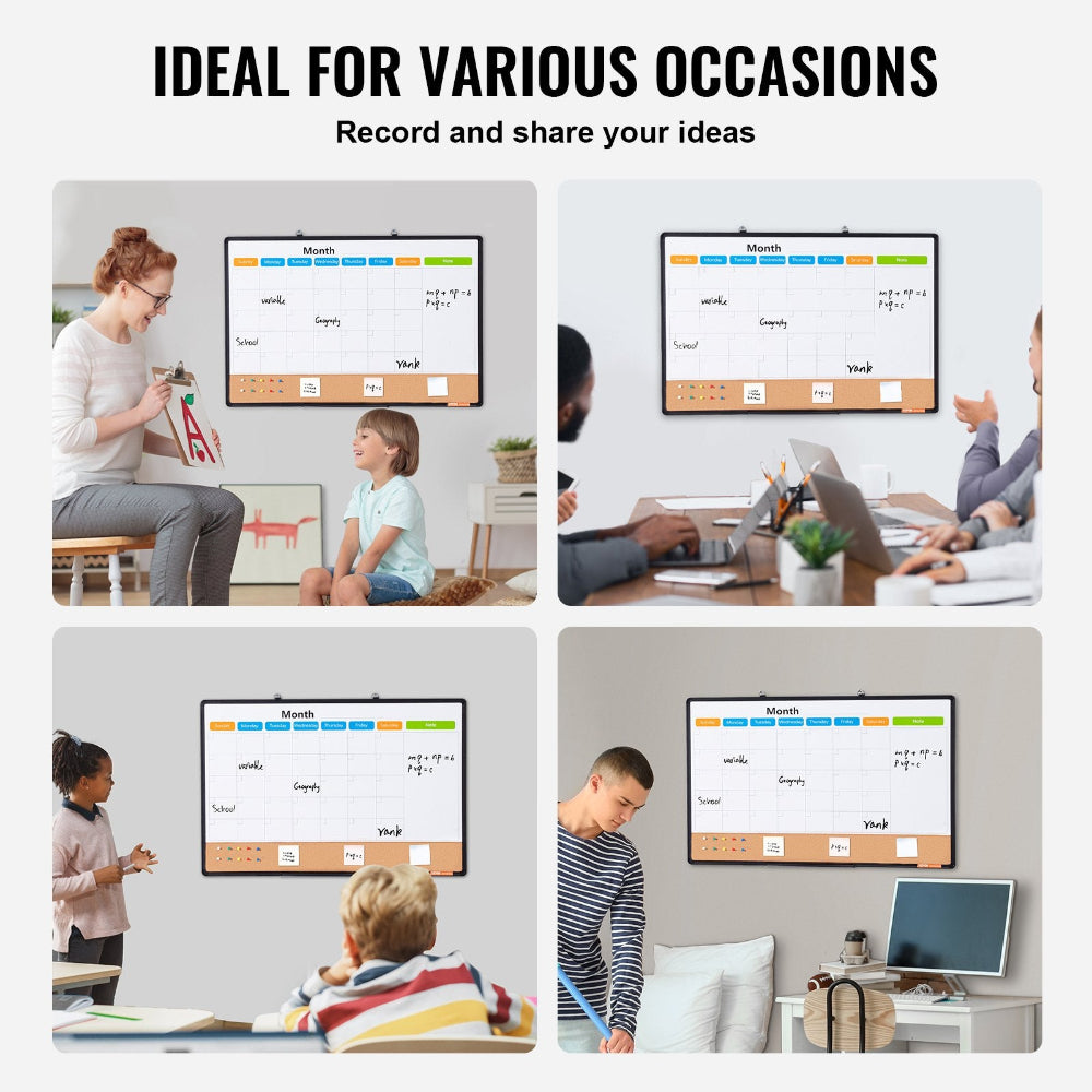 Collage of people using a digital whiteboard in various settings with text 'Ideal for Various Occasions'.