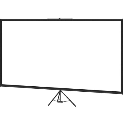 VEVOR Tripod Projector Screen with Stand 70 inch 16:9 4K HD Projection Screen Stand Wrinkle-Free Height Adjustable Portable Screen for Projector Indoor & Outdoor for Movie, Home Cinema, Gaming, Office