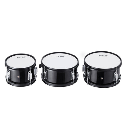 Kids Drum Set, 5-Piece, 406.4 mm Beginner Full Drum Set with Bass Toms Snare Floor Drum Adjustable Throne Cymbal Hi-Hat Pedal and Two Pairs of Drumsticks, Starter Drum Kit for Child Kids, Black