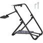 Foldable Racing Steering Wheel Stand, Height Adjustable Universal Base Compatible with Logitech & Thrustmaster Racing Wheel and Pedal, Heavy-duty Frame Standard GT/Formula Seating Portable