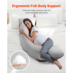 Pregnancy Pillows L-Shaped Pregnant Maternity Pillow Soft & Breathable