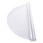 VEVOR Plastic Table Cover, 48 x 48 Inch 2.0 mm Thick Clear Table Protector, Round PVC Desk Mat, Waterproof & Easy Cleaning Desk Pad Tablecloth, for Office Dresser Dining Room Table Night Stand