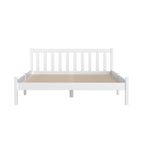 Artiss Bed Frame Double Size Wooden White SOFIE