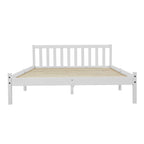 Artiss Bed Frame Queen Size Wooden White SOFIE