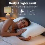RoomSense Cooling Memory Foam Pillow Pillows 1 Pack, Anti-Flattening Bed Pillows for Hot Sleepers, Adjustable Shredded Gel Side Sleeper Pillow for Neck Support, Washable Cover, 72x50x15cm