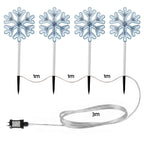 Jingle Jollys 4 Pack Christmas Lights Path Lights Garden Decoration Outdoor Pathway Lighting